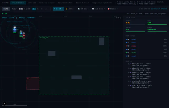 Screenshot of Ghost Lattice