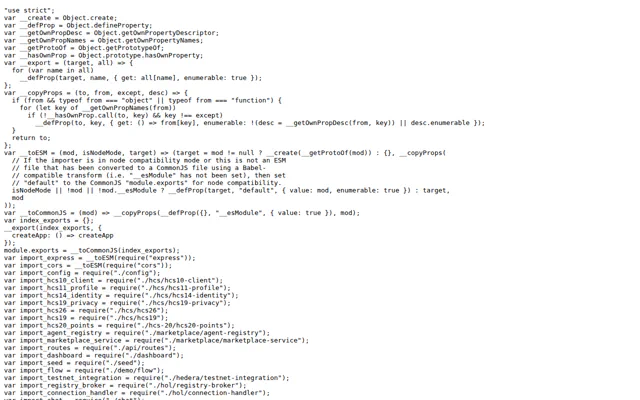 Screenshot of Hedera Agent Marketplace
