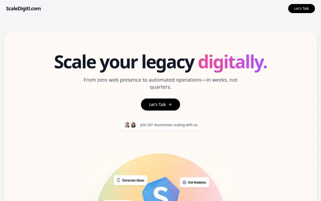 Screenshot of ScaleDigitl
