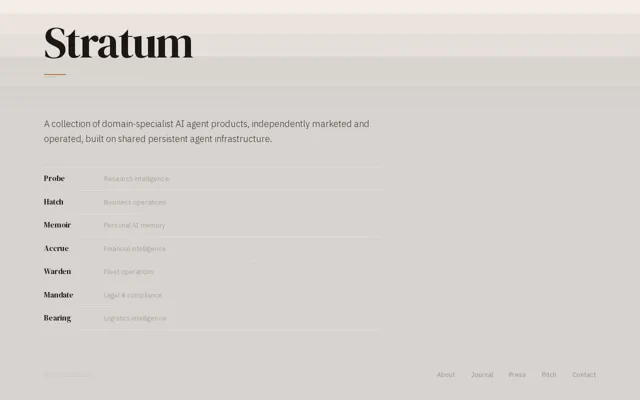 Screenshot of Stratum
