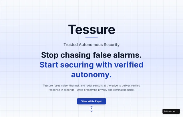 Screenshot of Tessure